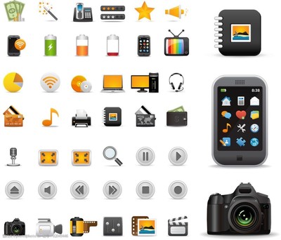 數(shù)碼產(chǎn)品圖標(biāo) 小圖標(biāo)的背后，是科技與美學(xué)的交響